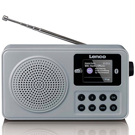 Lenco PDR-034GY Radio portable DAB+ FM
