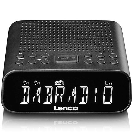 Lenco CR-606BK Radio-réveil DAB+ FM