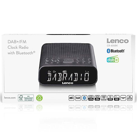 CR-606BK Radio-réveil DAB+ FM Lenco