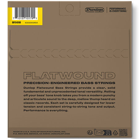 DBFS40100 Stainless Steel Flatwound 40-100 Dunlop