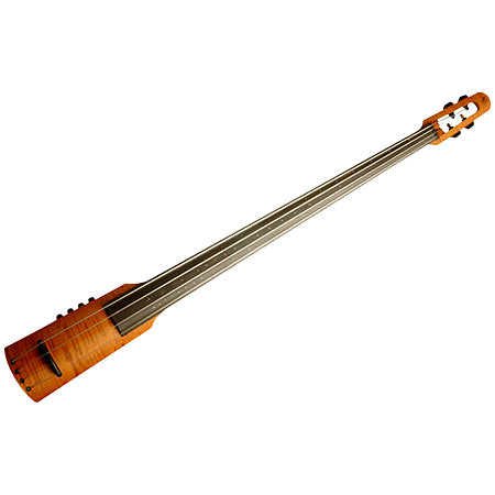 CR Contrebasse Électrique 4 cordes Piezo Amber Stain NS Design