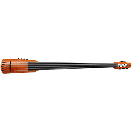 CR Contrebasse Électrique 5 cordes Piezo Amber Stain NS Design