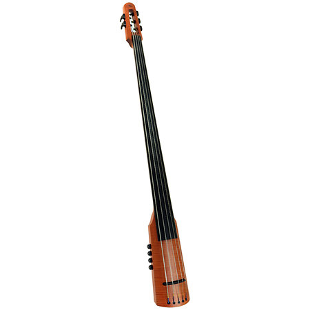 CR Contrebasse Électrique 5 cordes Piezo Amber Stain NS Design