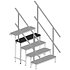 MAR80 Marche pour escalier démontable hauteur 0,80m ASD