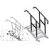 ESC60 Escalier réglable de 0,6m à 0,8m + garde corps ASD