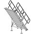 ESC260 Escalier réglable de 2m à 2m60 + garde corps ASD