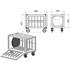 CHAREML40 Chariot de transport pour 6 EML 40 ASD