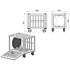 CHAREML50 Chariot de transport pour 6 EML 50 ASD