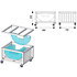 CHAREML259/2 Chariot de transport pour 6 EML 259/2 ASD