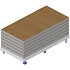 CHARPLA6 Chariot alu pour 6 praticables ASD