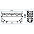 SR6043RN Structure aluminium pré-rig époxy noir ASD