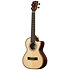 Solid Spruce Top Striped Ebony Tenor Cutaway EQ Kala