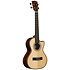 Solid Spruce Top Striped Ebony Tenor Cutaway EQ + Housse Kala