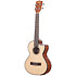 Solid Spruce Top Mahogany Tenor Cutaway EQ + Housse Kala