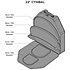 Veloc Housse pour 5 cymbales 22" 19" 15" 12" 10" in Gruv Gear