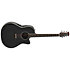 2762BL 5 G E-Acoustic Guitar Pro Series Custom Balladeer Deep Contour Black Ovation