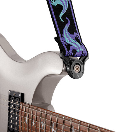 50BALPW02 Auto Lock Teal Lizards D'Addario