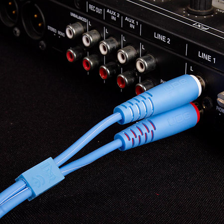 U 97001 LB Ultimate RCA / RCA 1,5 m Light Blue UDG