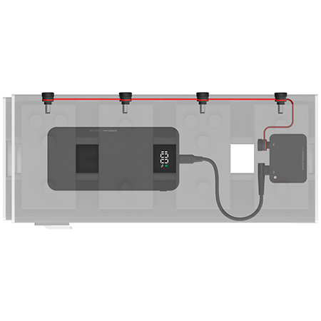 PW-XPNDPPBK-01E XPND Pedal Power Battery Kits D'Addario