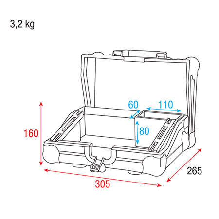 Case for ColorCue 1 Showtec