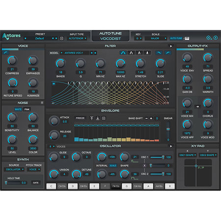 Bundle AutoTune Pro 11 + AutoKey 2 + Vocodist Antares