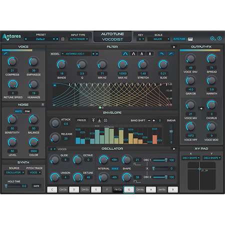 Bundle AutoTune Pro 11 + AutoKey 2 + Vocodist Antares