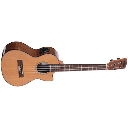 Solid Cedar Top Acacia Tenor Cutaway électro-acoustique + Housse Kala