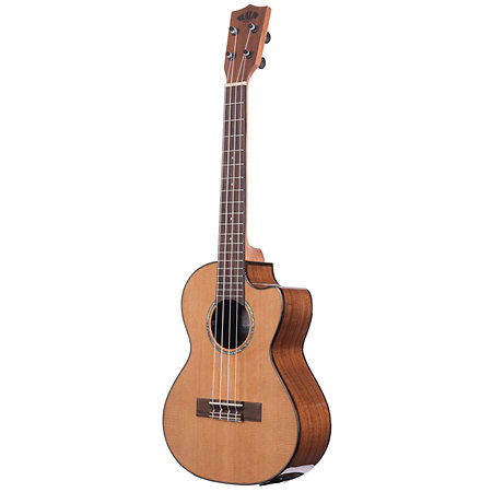 Solid Cedar Top Acacia Tenor Cutaway électro-acoustique + Housse Kala