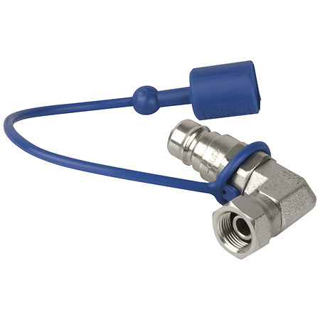 CO2 90 degrés 3/8 to Q-lock Adapter male Showtec