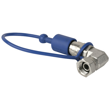 CO2 90 degrés 3/8 to Q-lock Adapter male Showtec