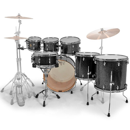 CM2-E627-BS Catalina Maple Black Stardust Gretsch Drums