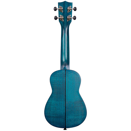 Exotic Mahogany Soprano Transparent Blue + Housse Kala