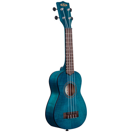 Exotic Mahogany Soprano Transparent Blue + Housse Kala