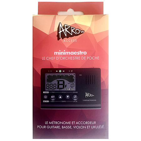 Arrow Métronome et Accordeur Digital Minimaestro
