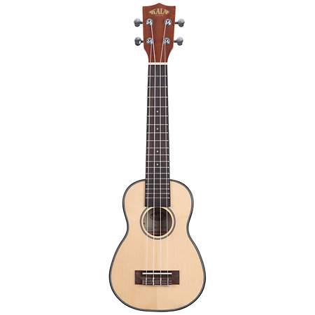 Solid Spruce Top/Mahogany Long Neck Soprano + Housse Kala