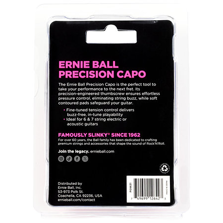 9631 Precision Capo Black Ernie Ball