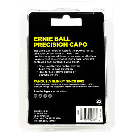 9632 Precision Capo Bronze Ernie Ball