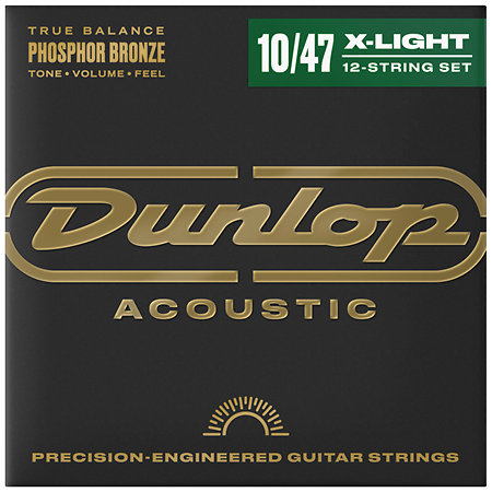 Dunlop DAP1047J Phosphor Bronze Light 12 Cordes 10-47