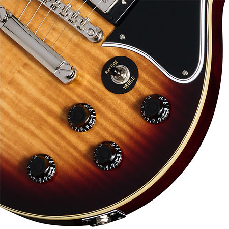 Epiphone Les Paul Special Double Cut Figured Bourbon Burst