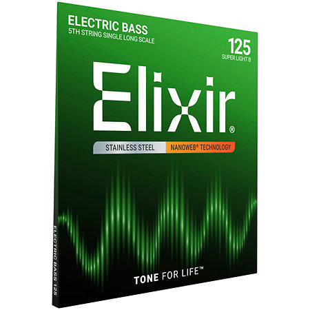 Elixir 13426 Stainless Steel Bass 0125