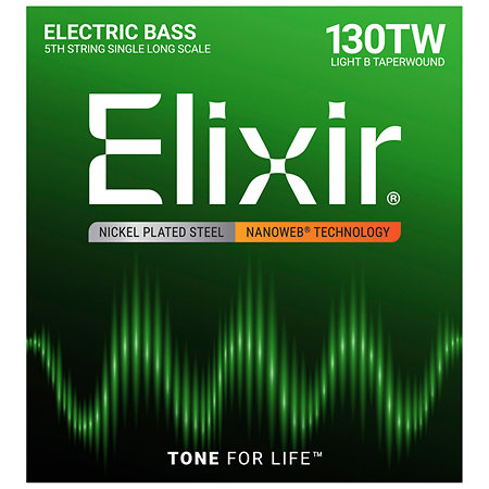 15432 Nanoweb Nickel Plated Steel Bass 130tw Elixir