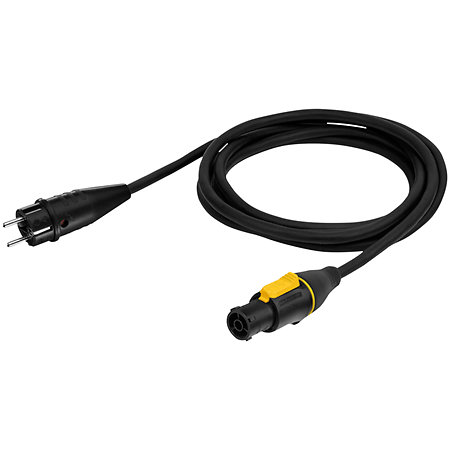 PCE Power Cable powerCON TRUE1 to Schuko 3x 1,5 mm² 1,5 m