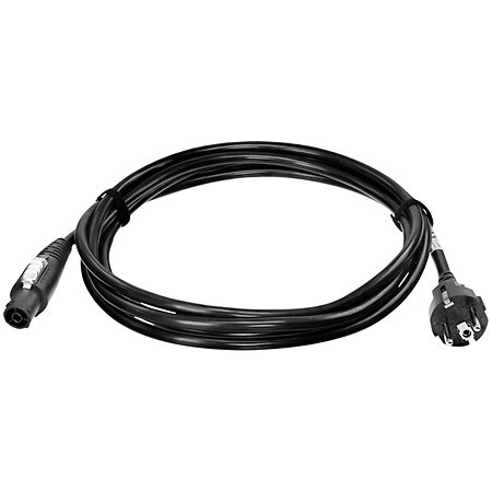Power Cable powerCON TRUE1 vers Schuko droit 3 x 1,5 mm² 3 m Neutrik
