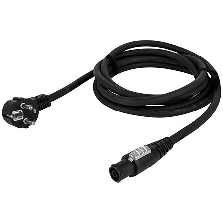 Power Cable powerCON TRUE1 vers Schuko angle droit 3 x 1,5 mm² 3 m Dap