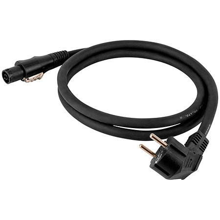 Dap Power Cable powerCON TRUE1 vers Schuko angle droit 3 x 2,5 mm² 1,5 m