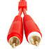 U 97001 RD Ultimate RCA / RCA 1,5 m Red UDG