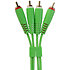 U 97001 GR Ultimate RCA / RCA 1,5 m Green UDG