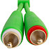 U 97001 GR Ultimate RCA / RCA 1,5 m Green UDG