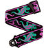 50BALPW01 Auto Lock Green Purple Lizards D'Addario