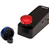 PW-FST-02BURD Footswitch Toppers Blue Red Pack de 2 D'Addario
